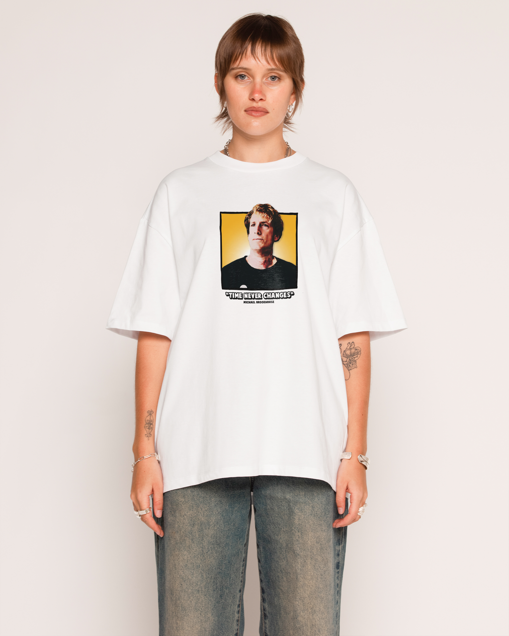 Time Never Changes Oversized Tee