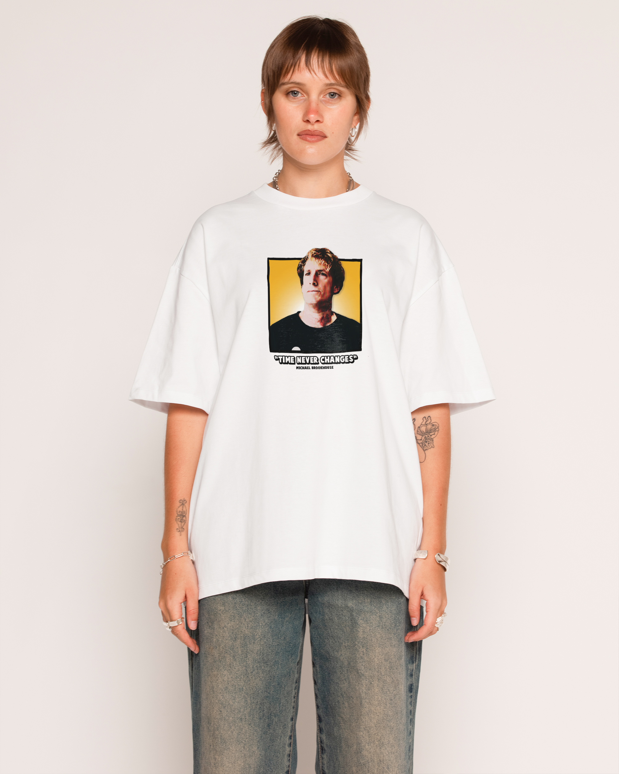 Time Never Changes Oversized Tee