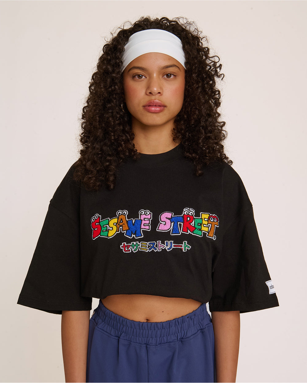 Tokyo Bin Party Black Oversized Tee