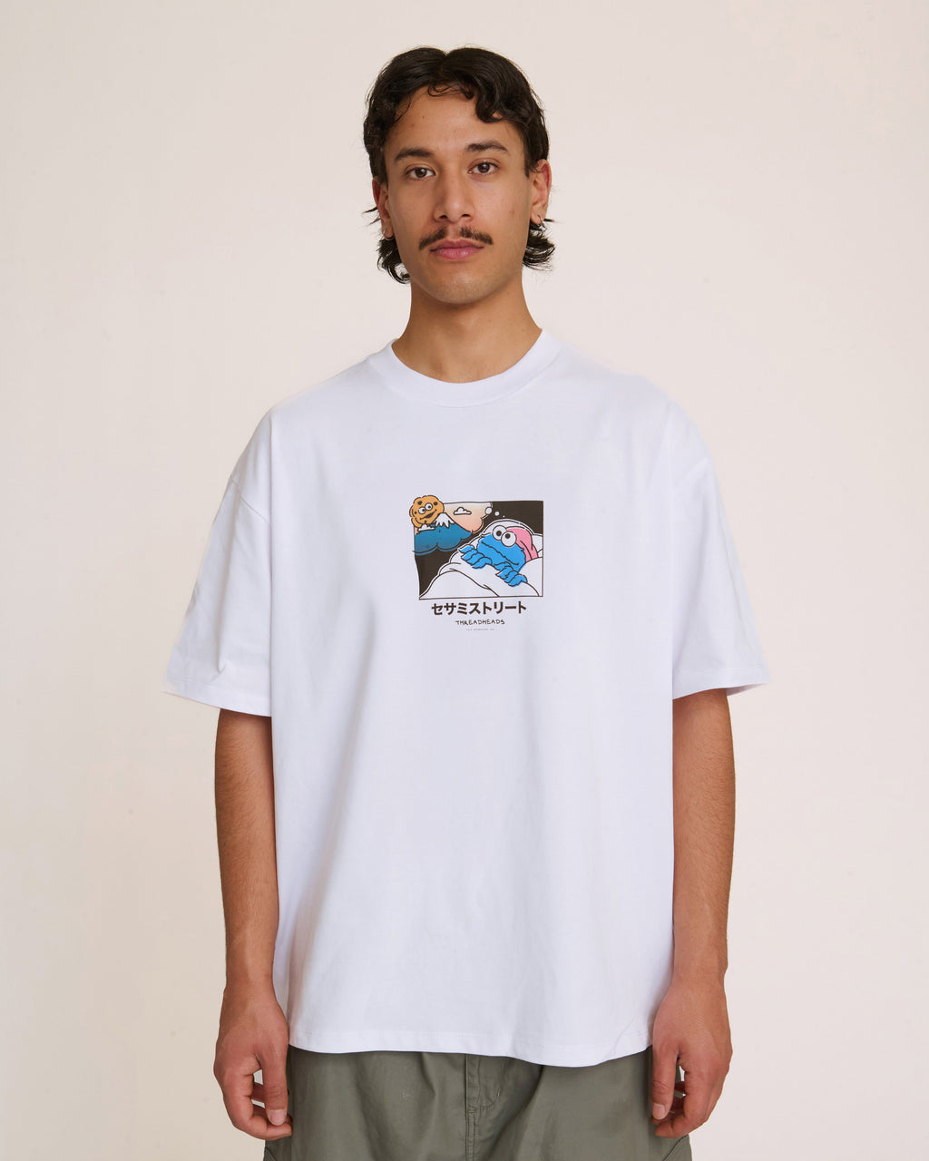Cookie Monster Fuji Dreaming Oversized Tee