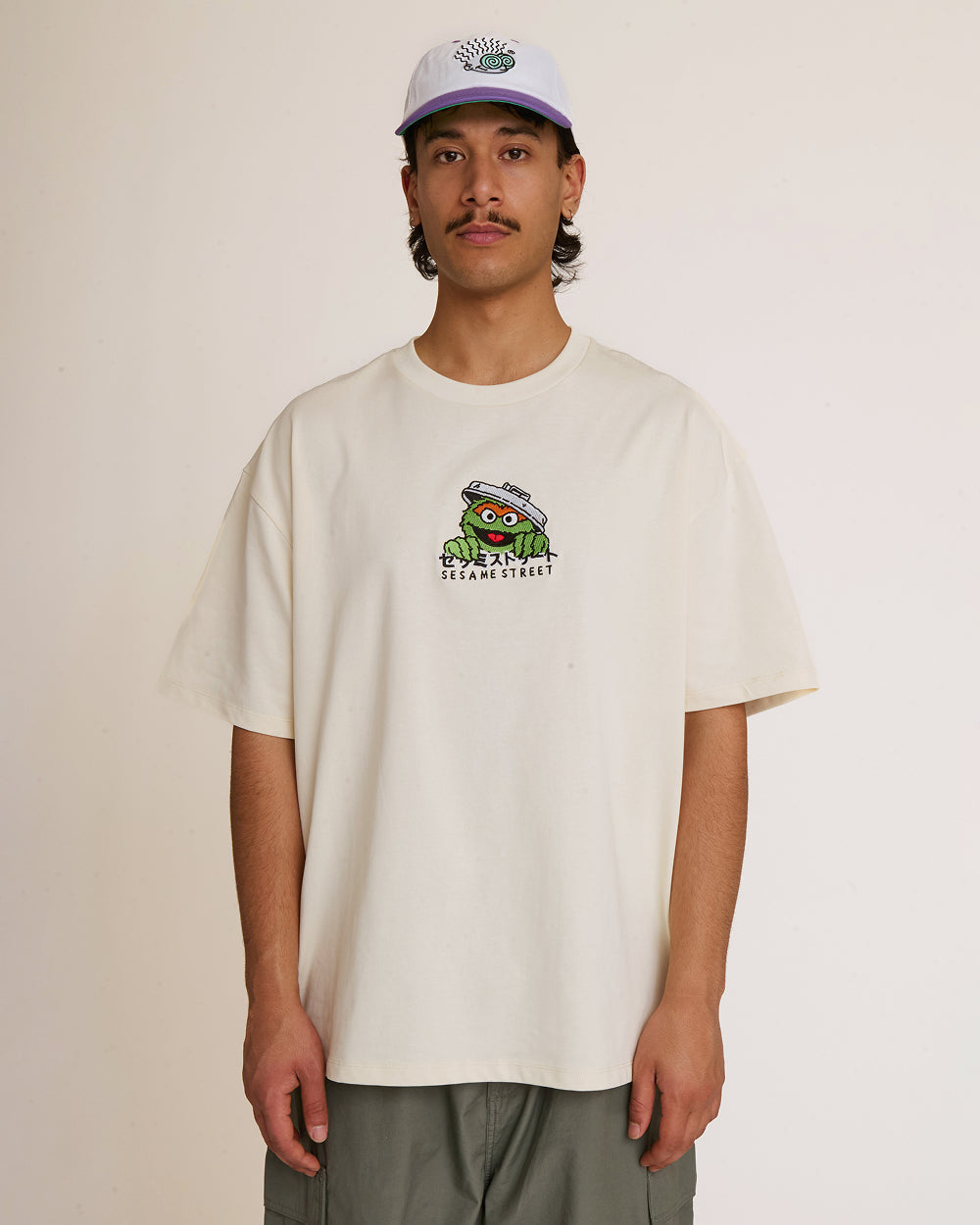 Oscar Tokyo Oversized Embroidered Tee