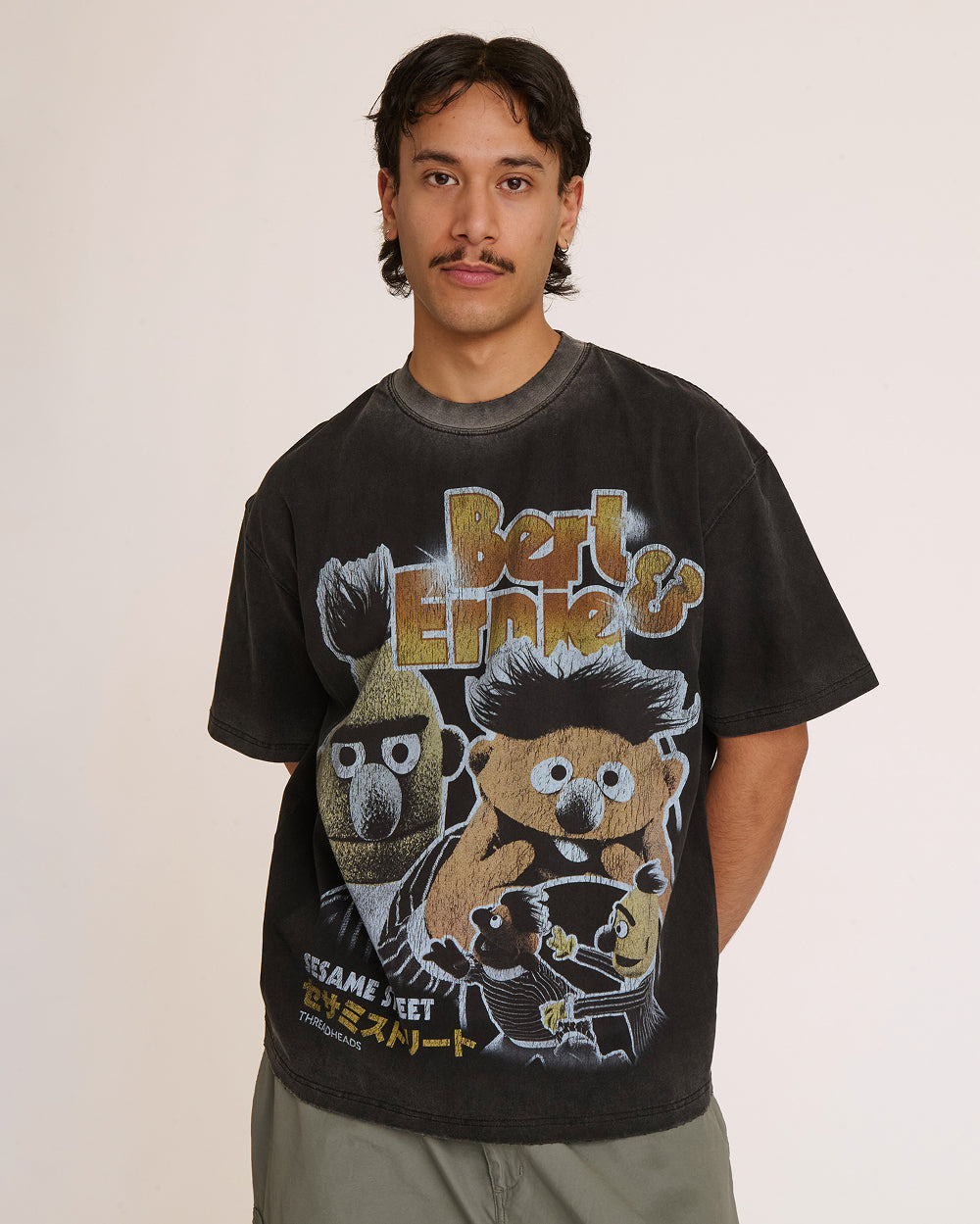 Bert and Ernie Street Patrol Wash Tee