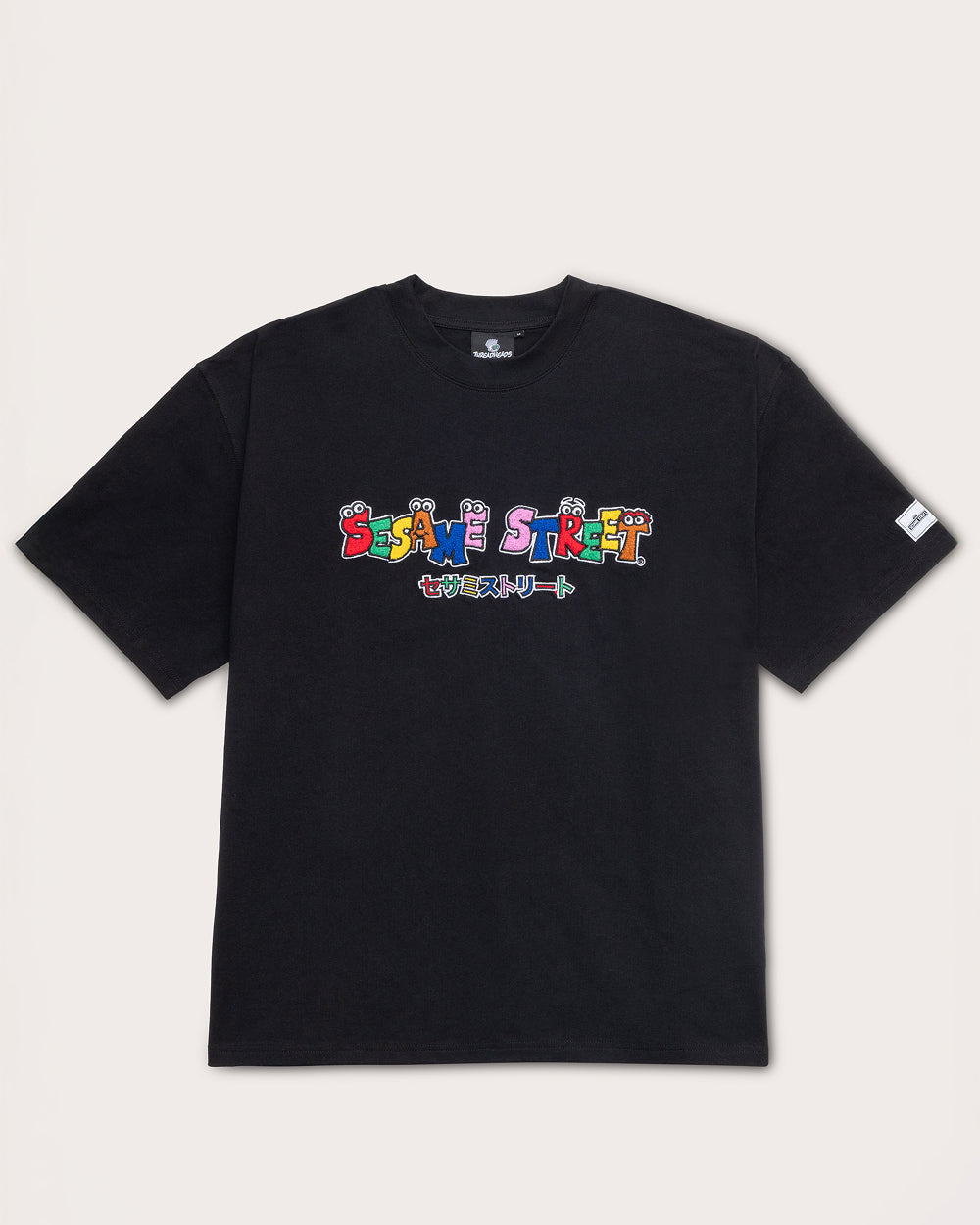 Tokyo Bin Party Black Oversized Tee