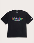 Tokyo Bin Party Black Oversized Tee
