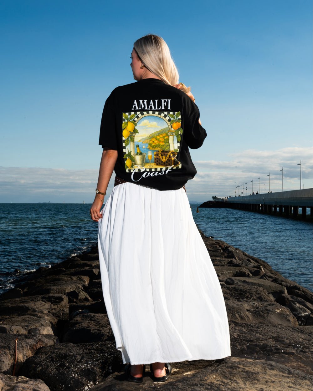 Amalfi Coast Oversized Tee