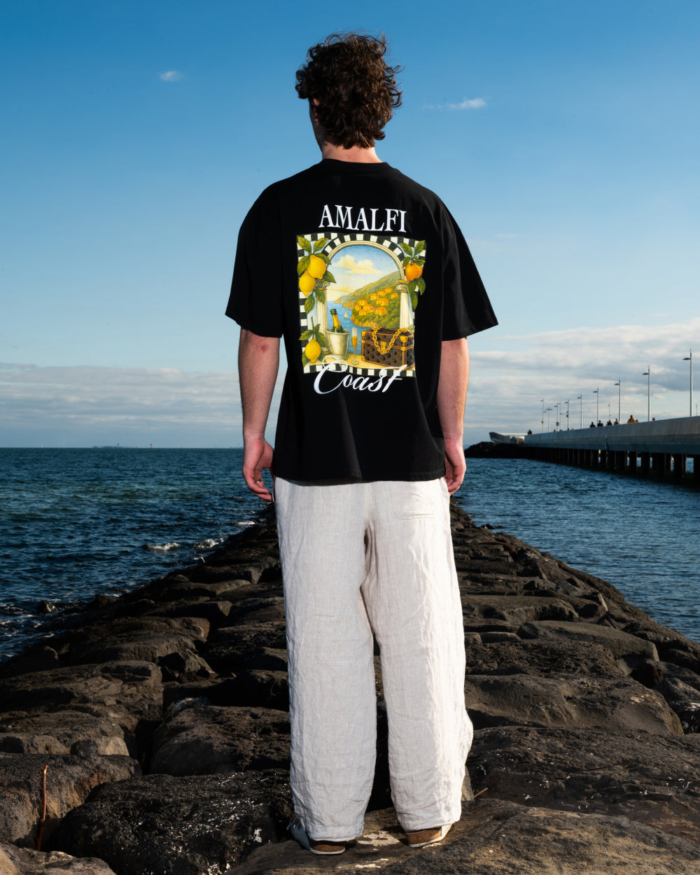 Amalfi Coast Oversized Tee