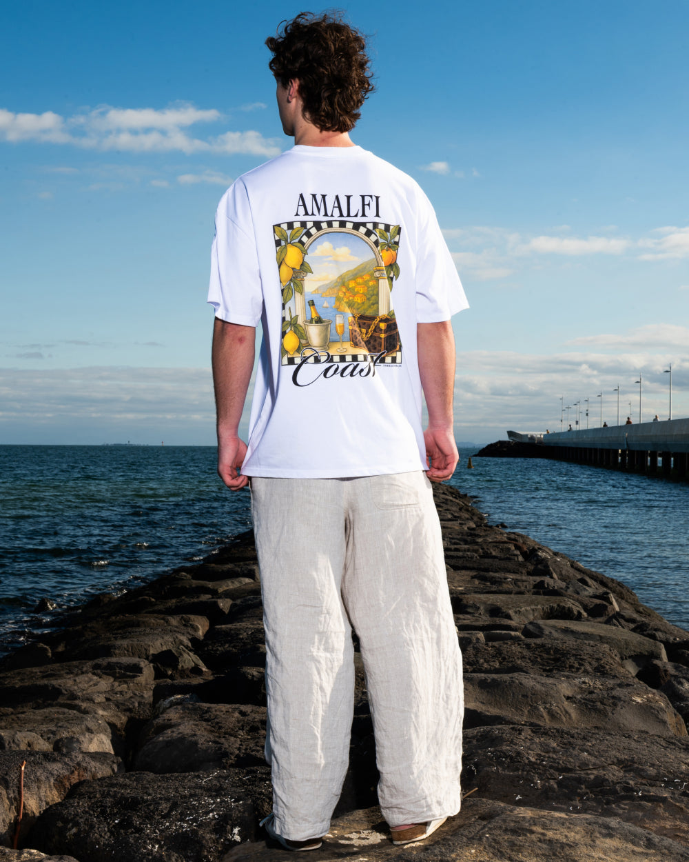 Amalfi Coast Oversized Tee