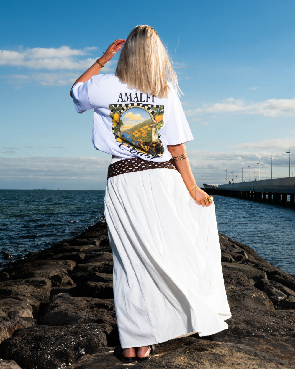 Amalfi Coast Oversized Tee