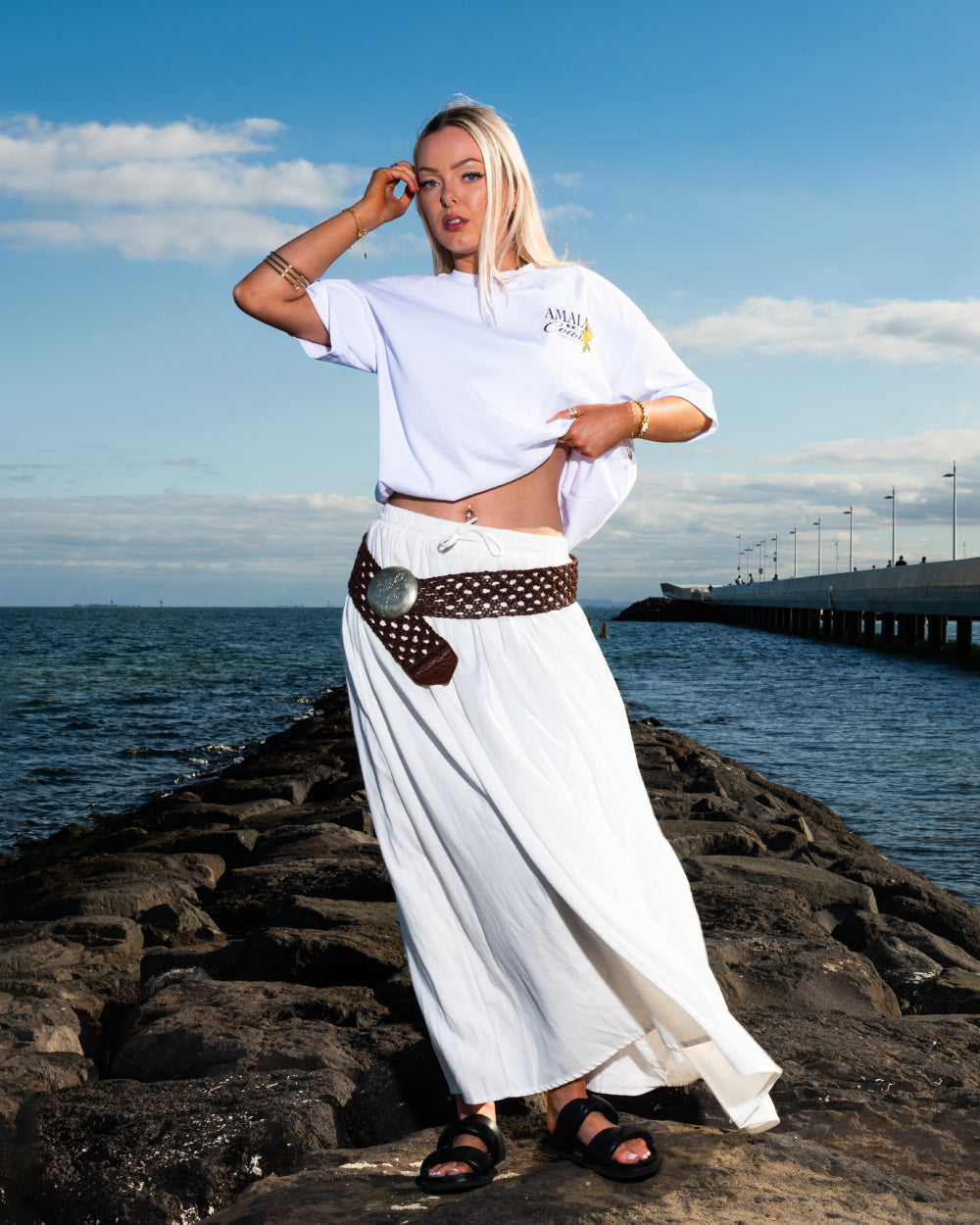 Amalfi Coast Oversized Tee