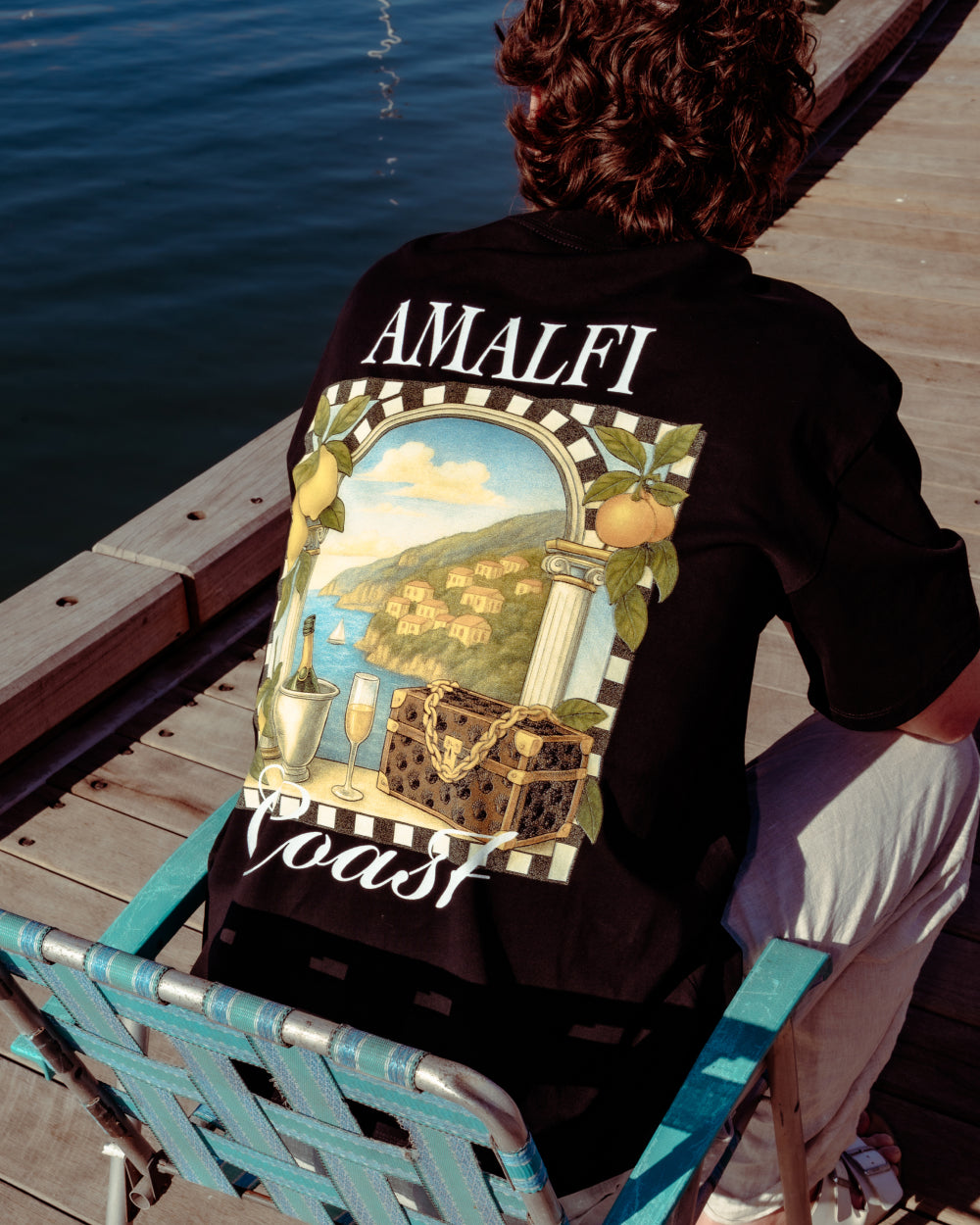 Amalfi Coast Oversized Tee