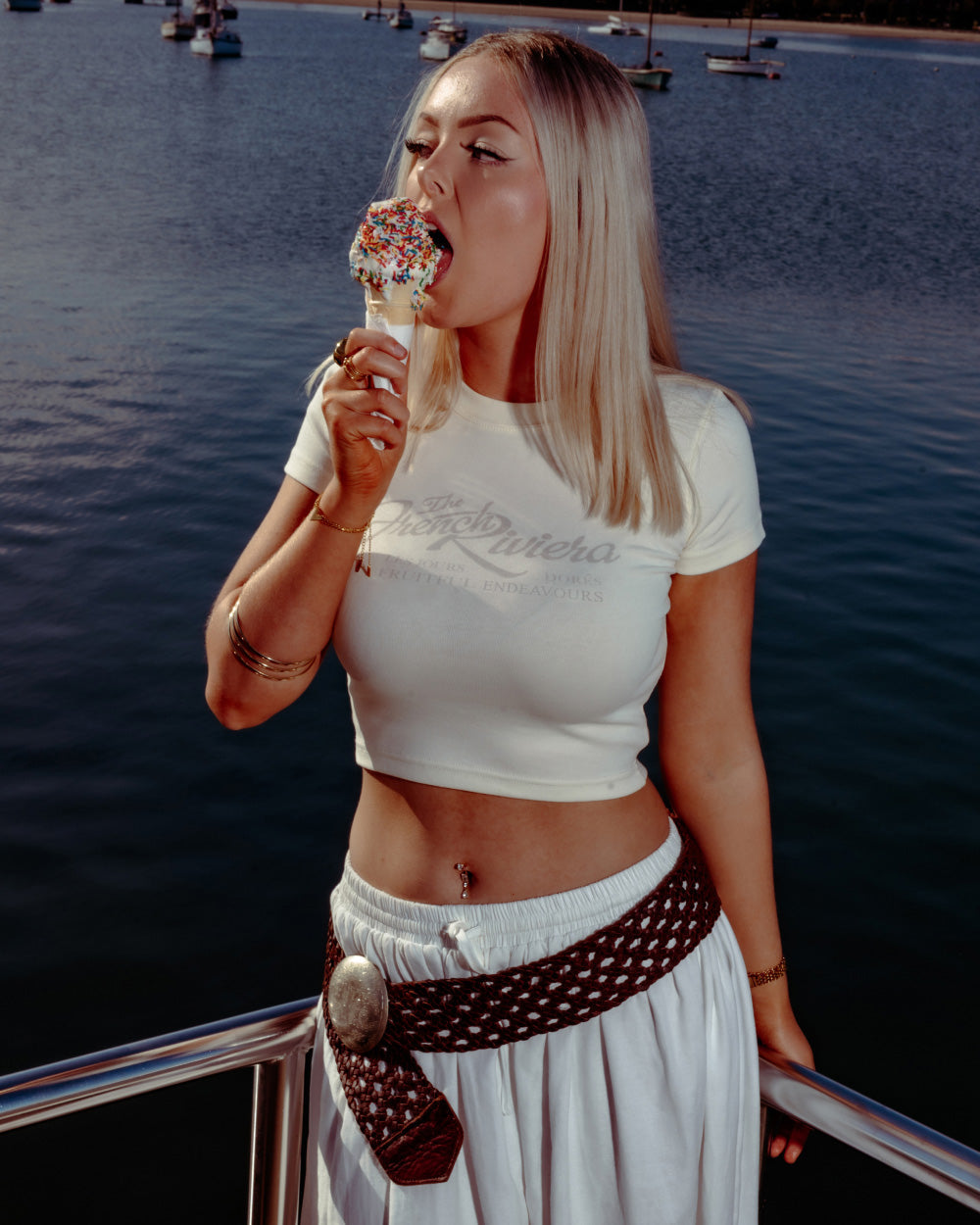 French Riviera Baby Tee