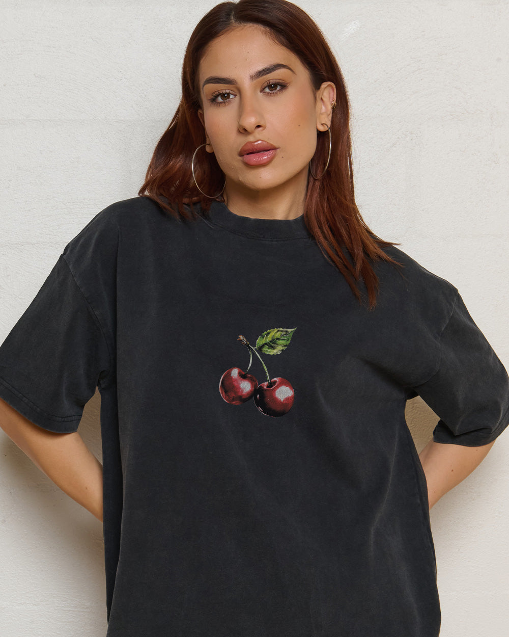 Cherry Drip Wash Tee