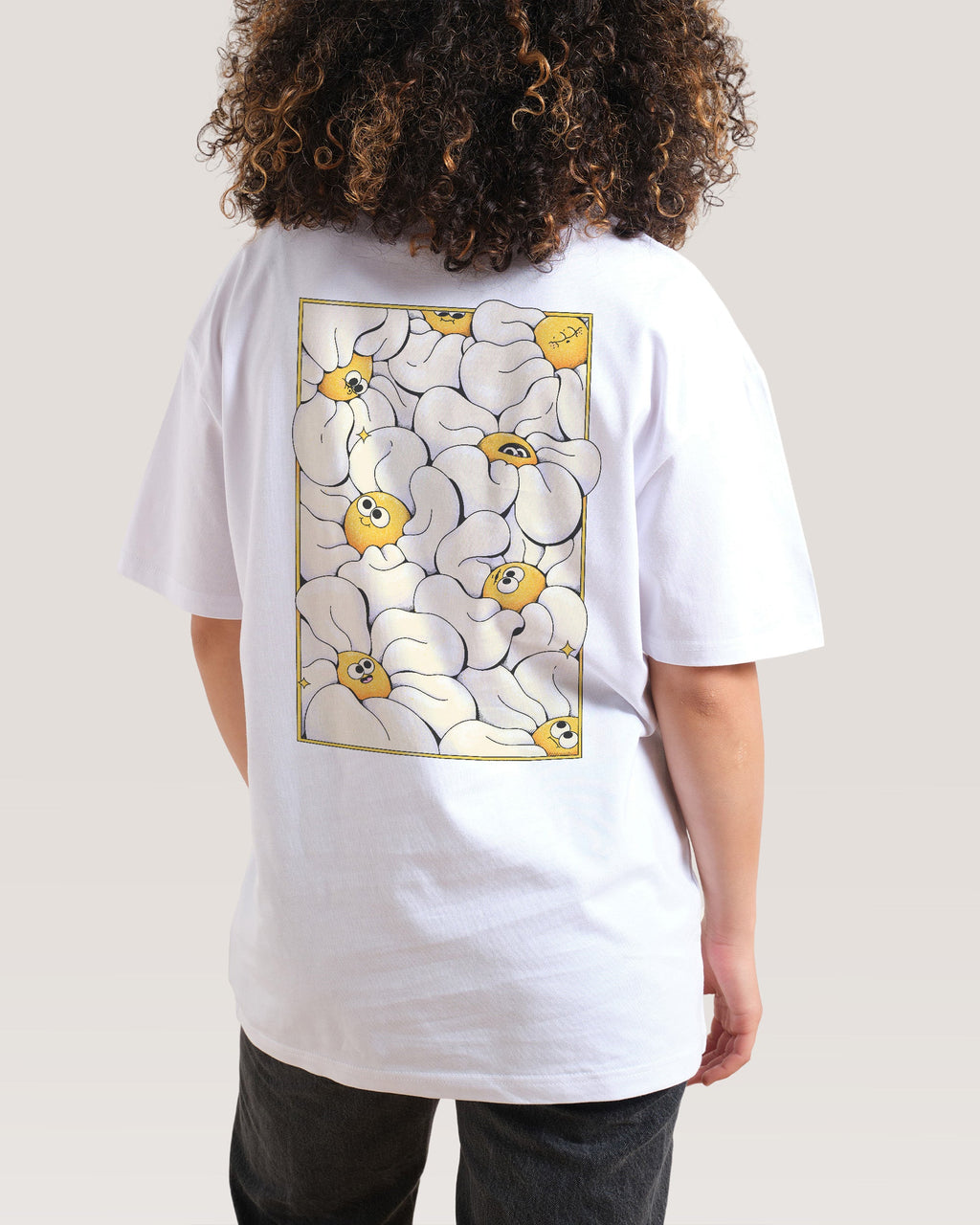 Among the Daisies Front and Back T-Shirt