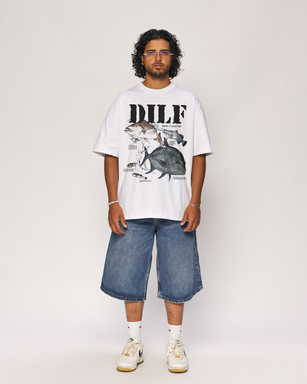 Damn I Love Fish Oversized Tee