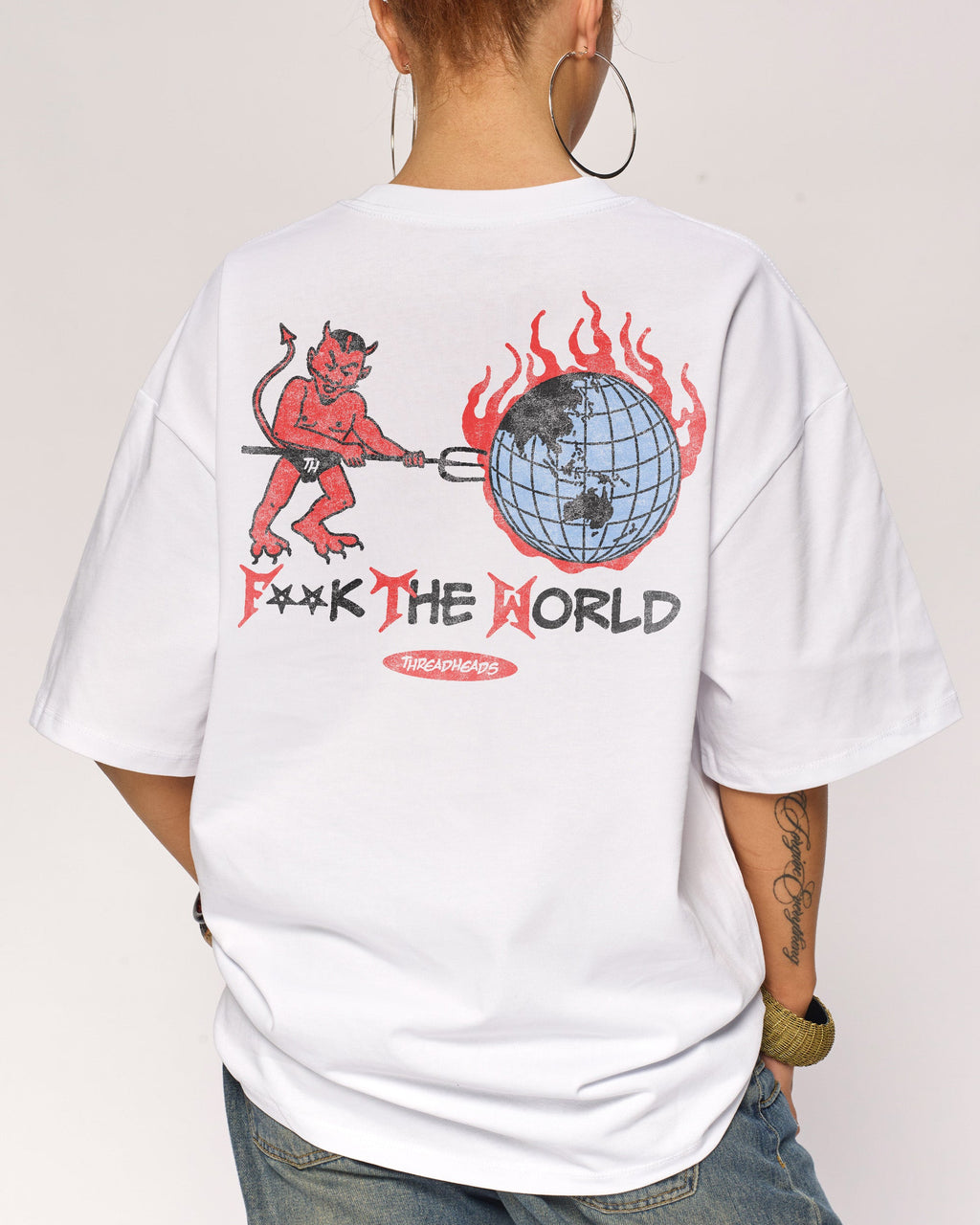 F**k The World Oversized Tee
