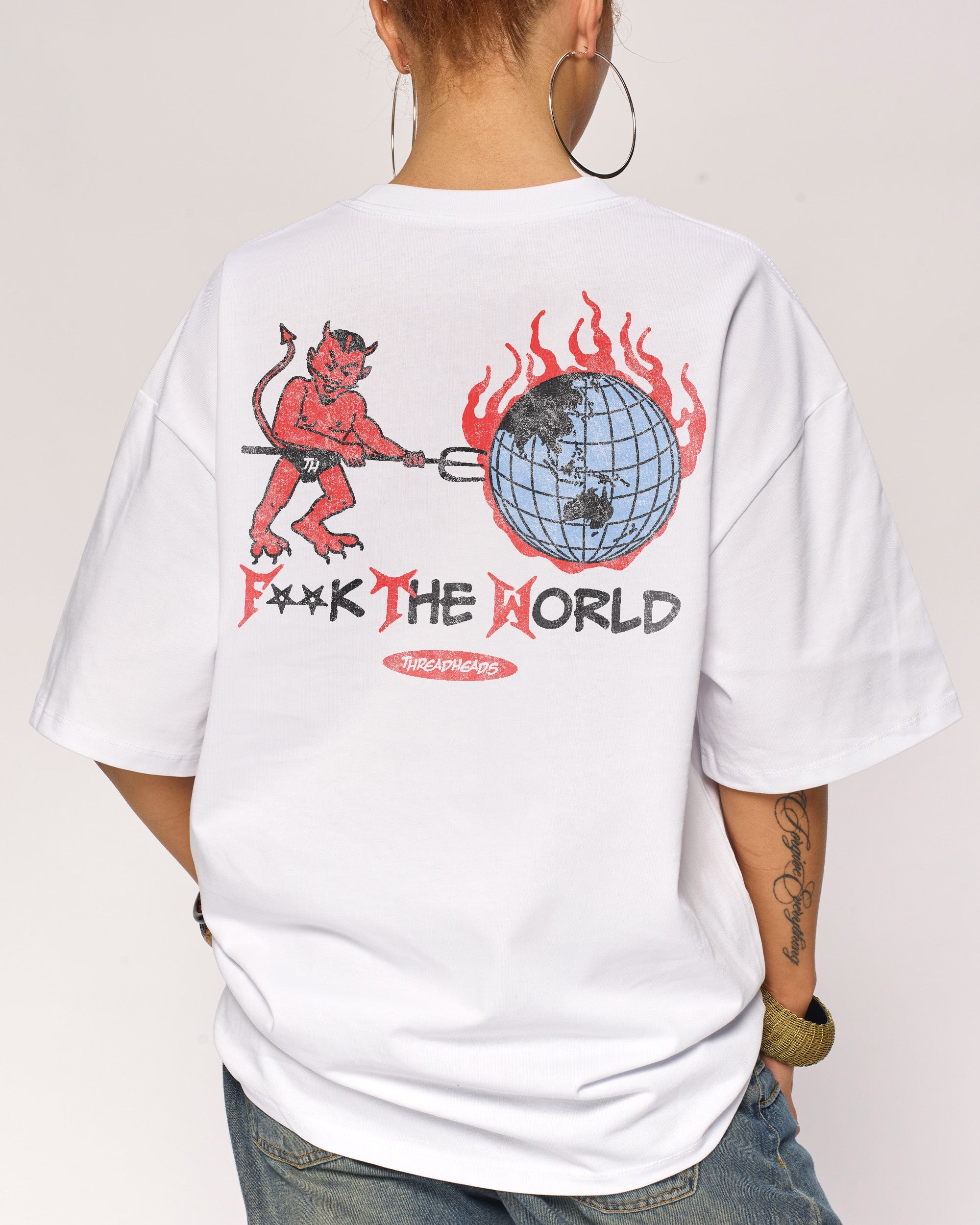 F**k The World Oversized Tee