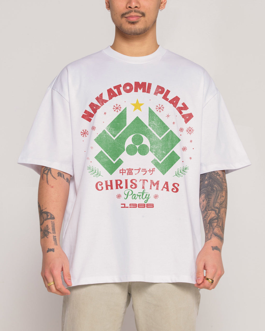 Nakatomi Christmas Party 1988 Oversized Tee