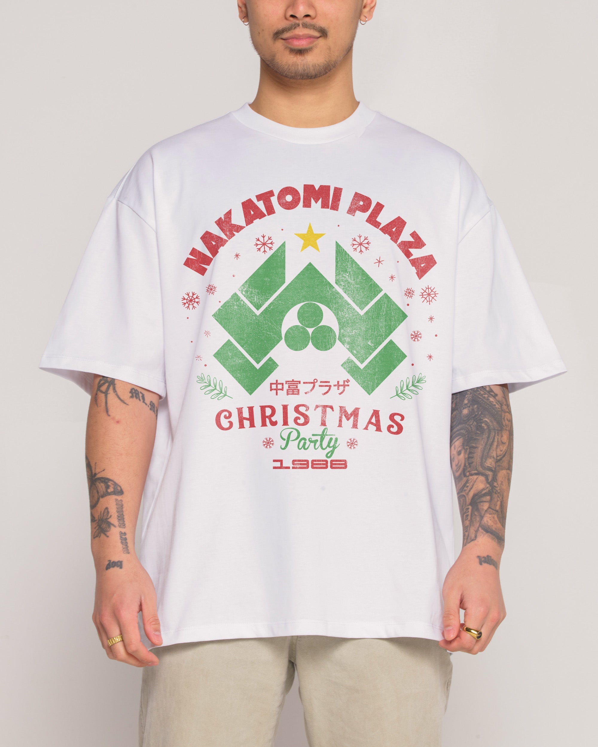 Nakatomi Christmas Party 1988 Oversized Tee
