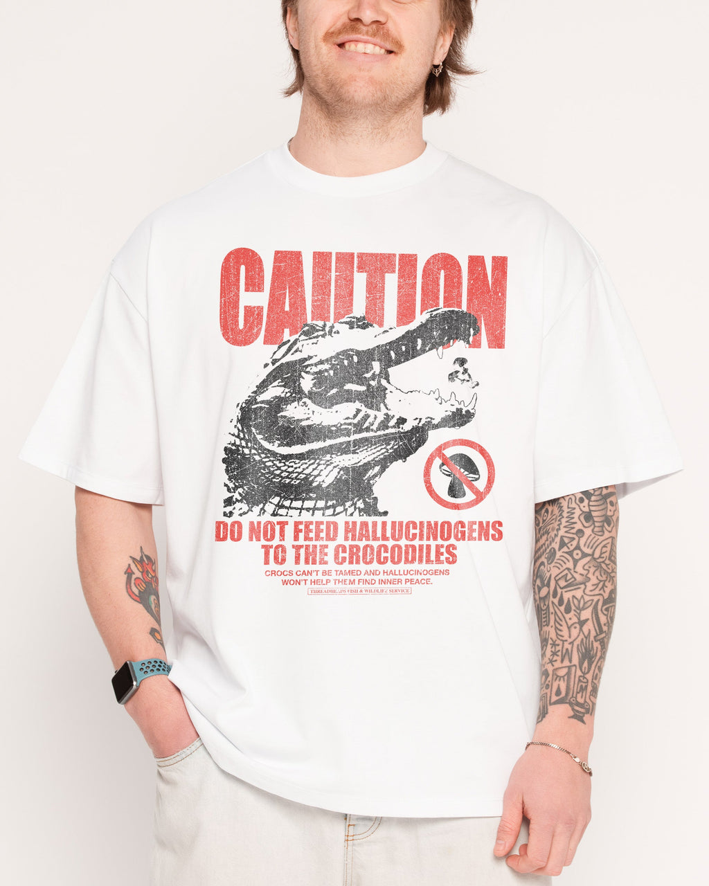 No Trips for Crocs Oversized Tee