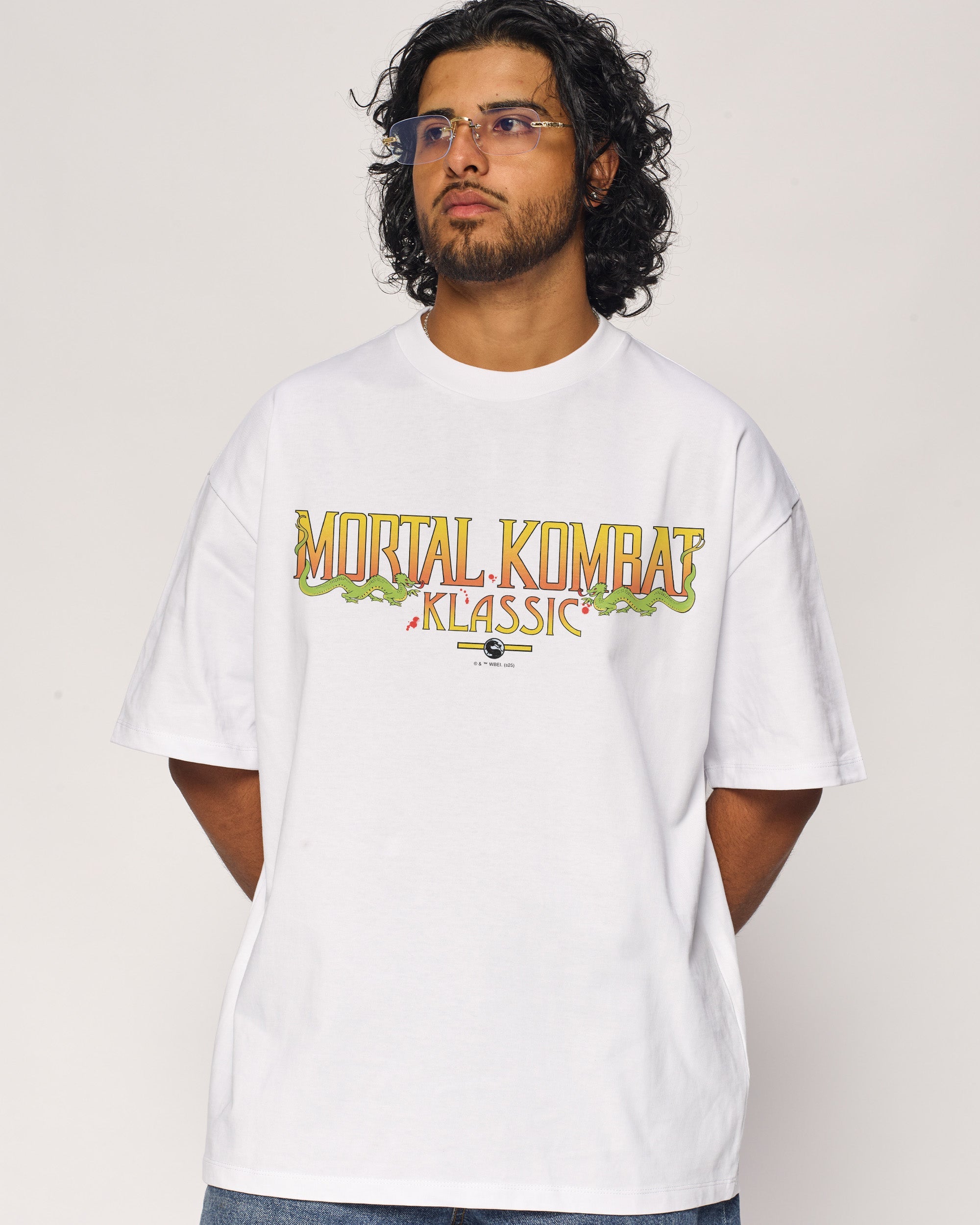 Mortal Kombat Klassic Logo Oversized Tee