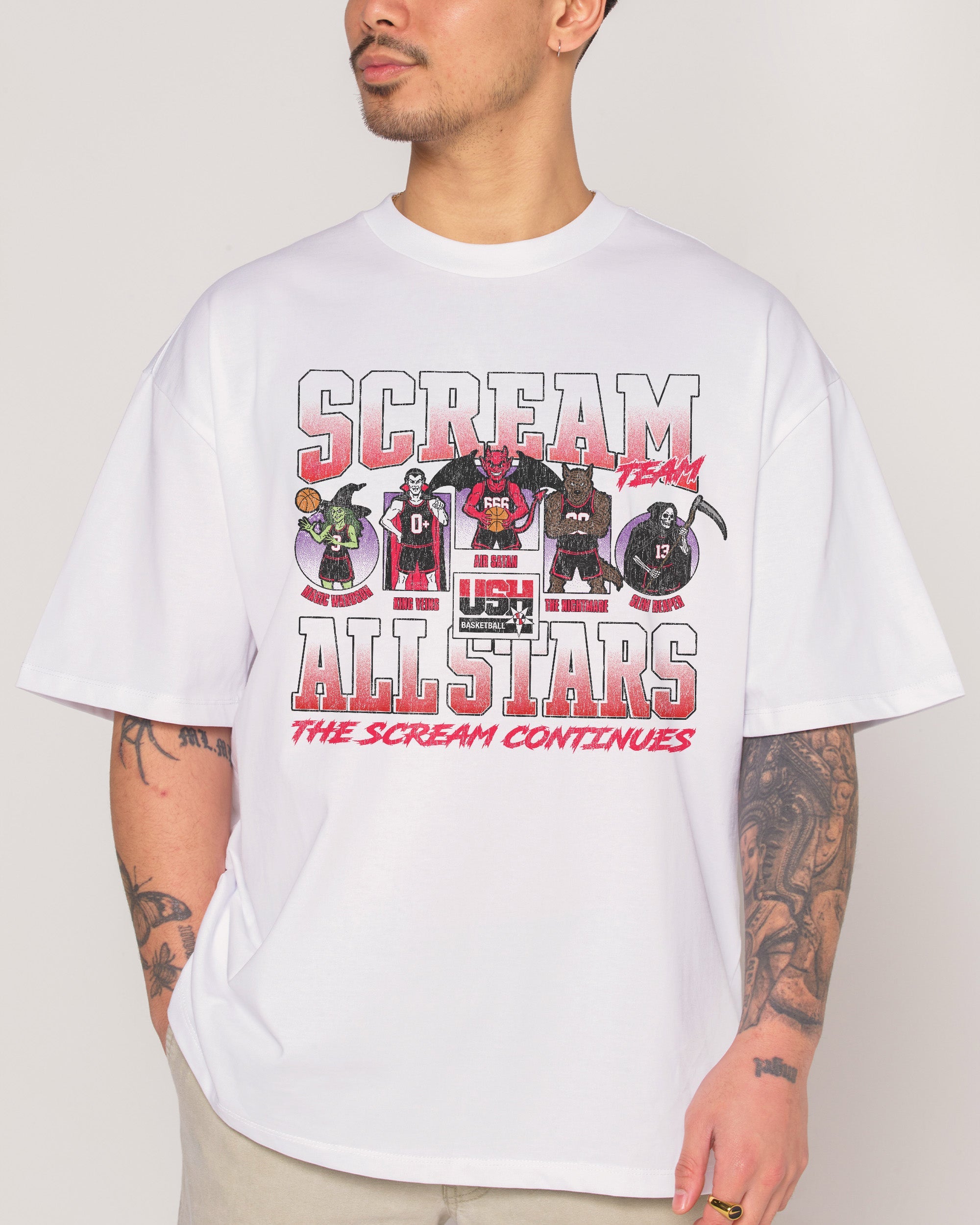 Scream Team Oversized Tee