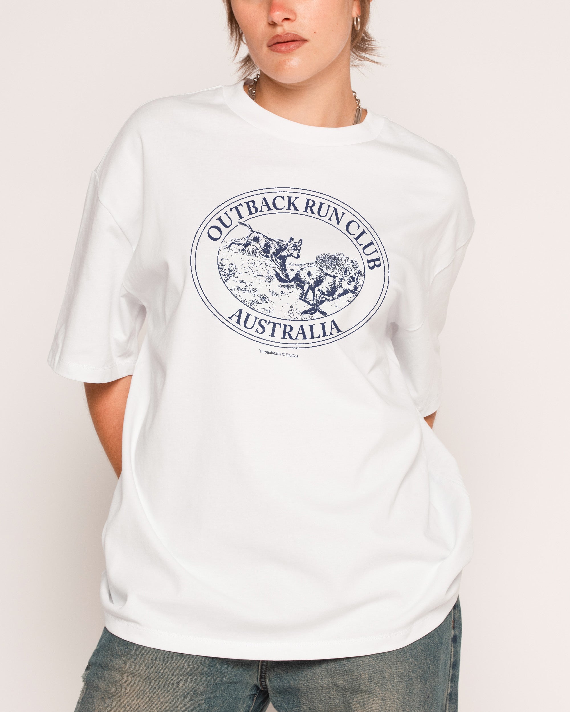 Dingo Outback Run Club Oversized Tee