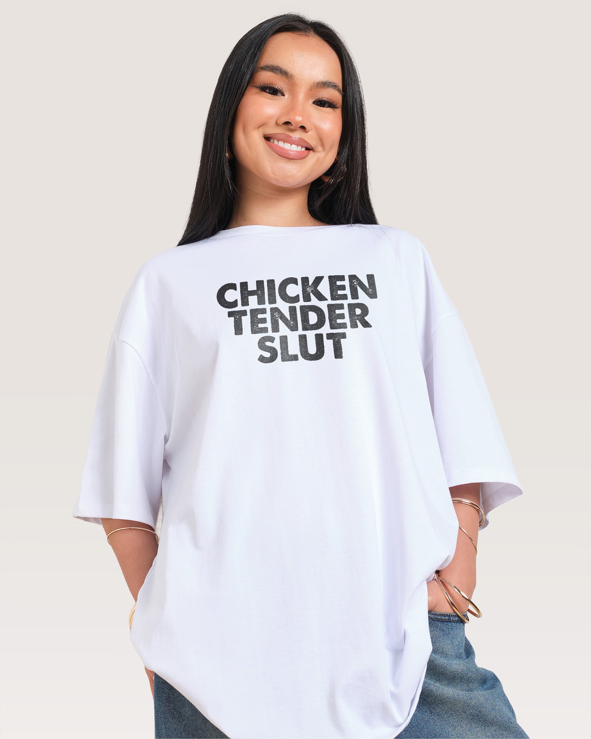 Chicken Tender Slut Oversized Tee