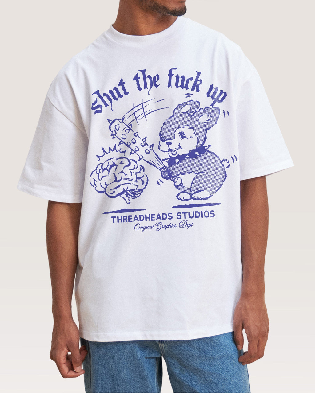 Shut the F Up Oversized Tee