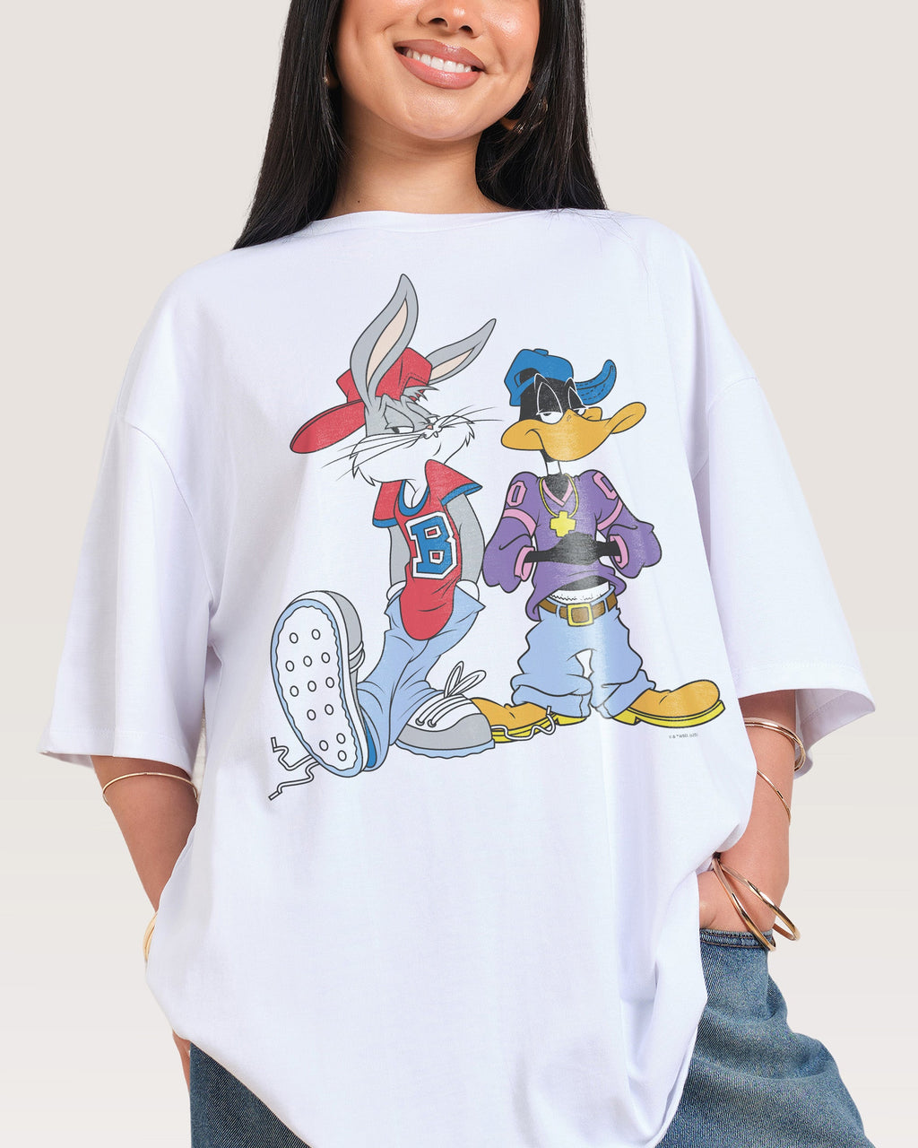 Bugs & Daffy West Coast Oversized Tee