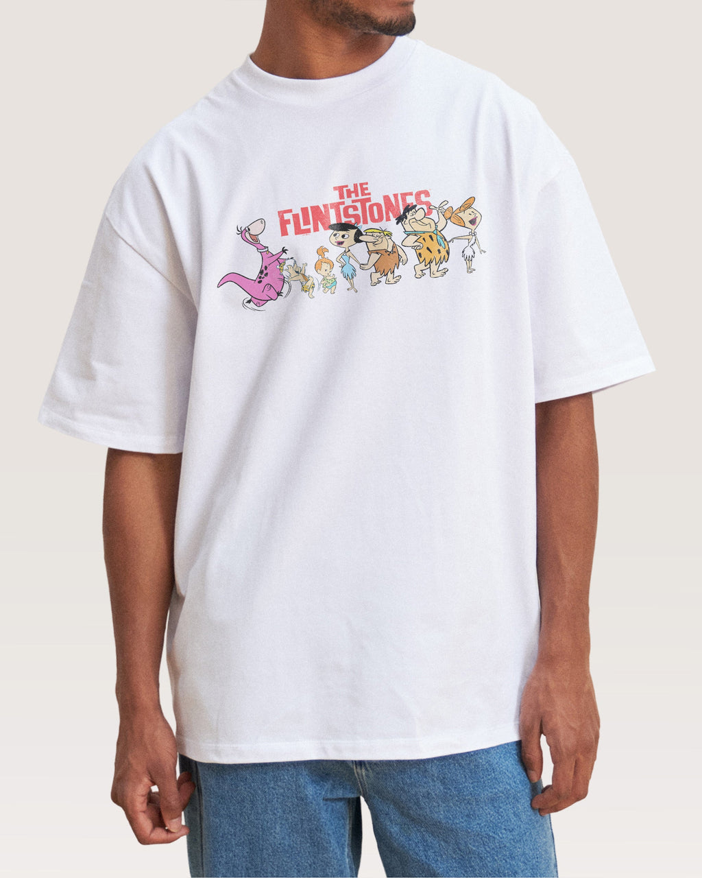 We're The Flintstones Oversized Tee
