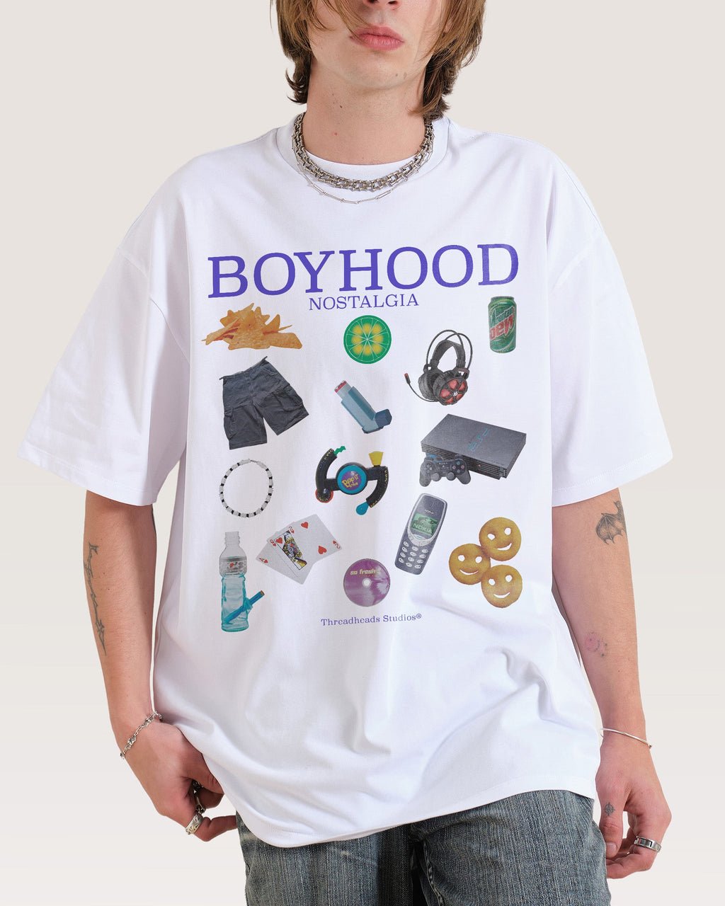 Boyhood Nostalgia Oversized Tee