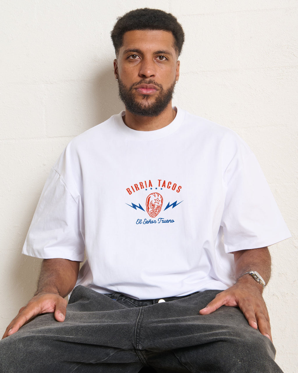 Birria Tacos El Senor Trueno Oversized Tee