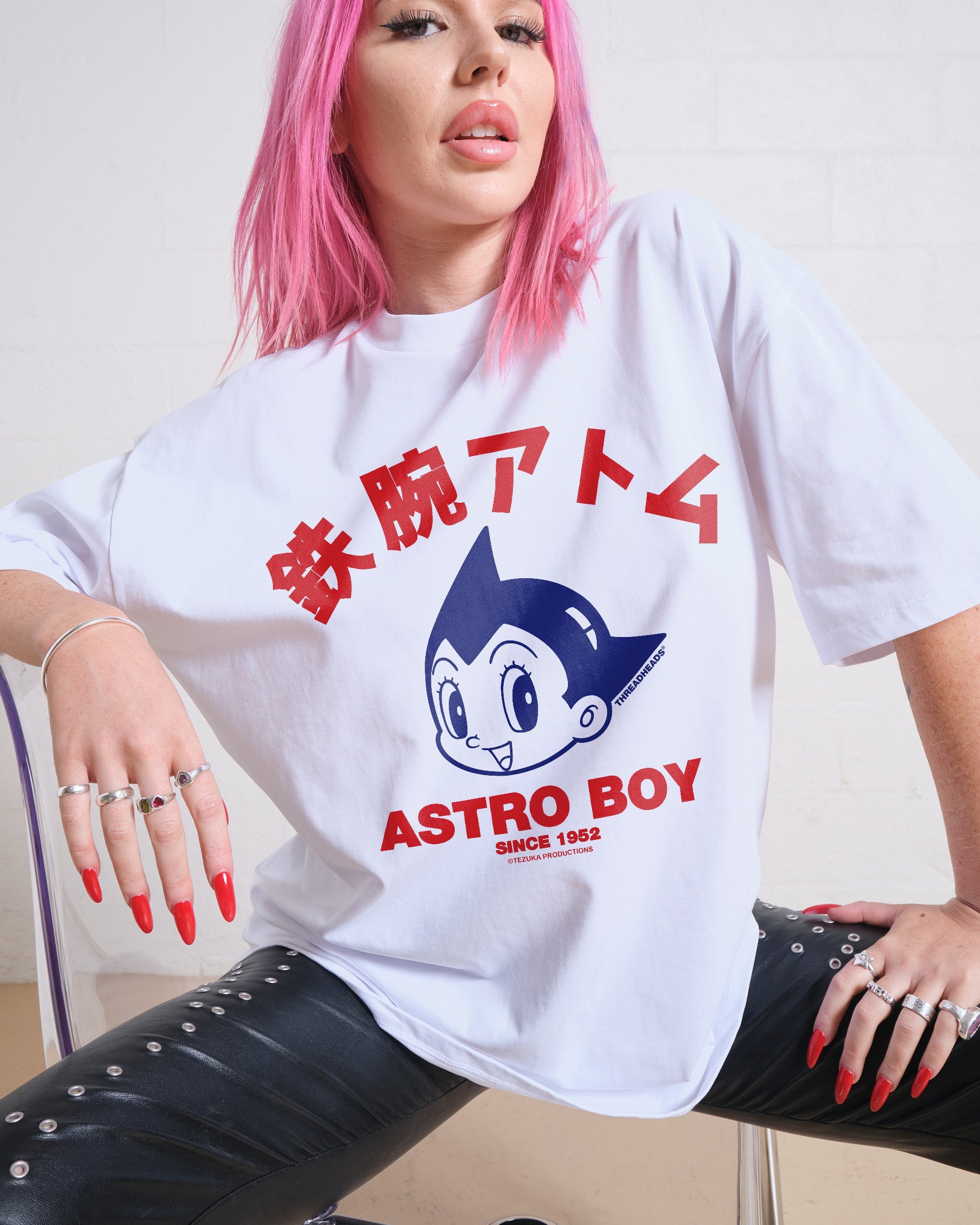 Astro Boy Face Oversized Tee