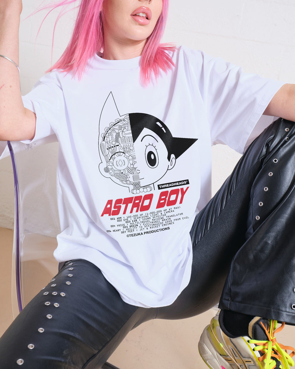 Astro Boy Head Data Oversized Tee
