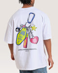 Club Chaos Key Chain Oversized Tee