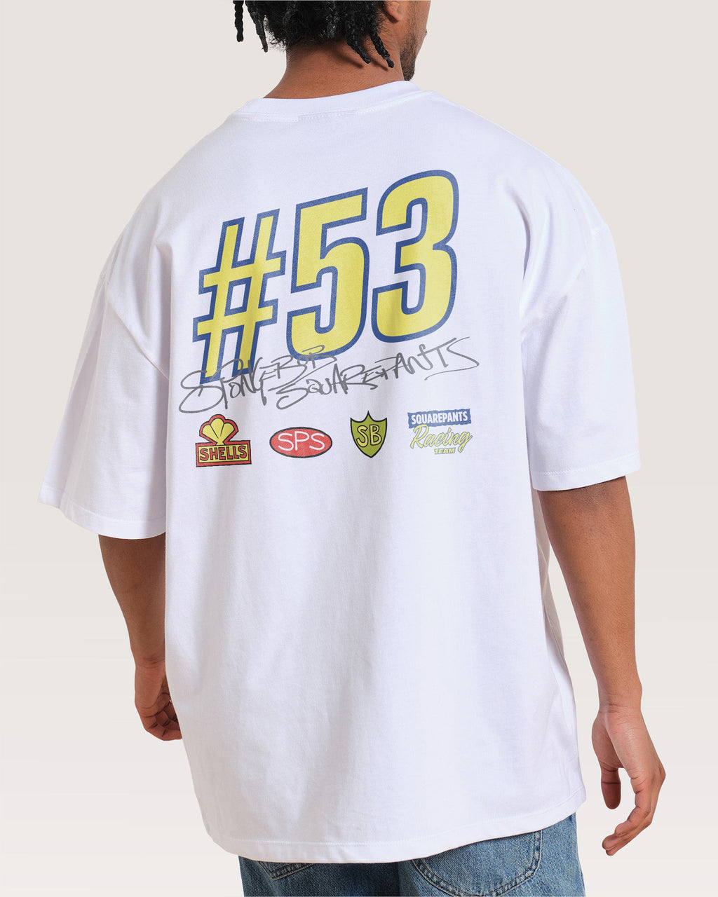 Spongebob Racing Oversized Tee