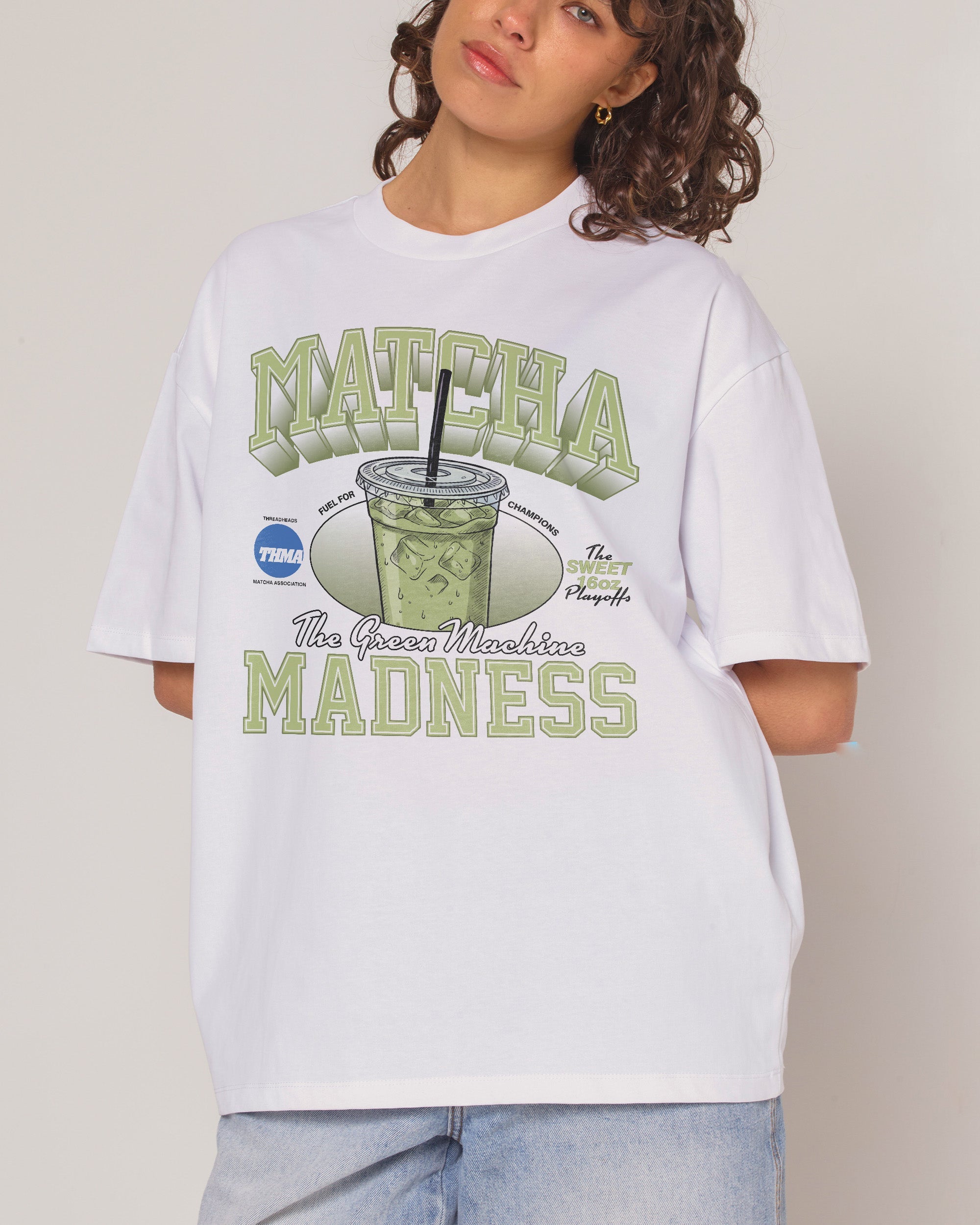 Matcha Madness Oversized Tee