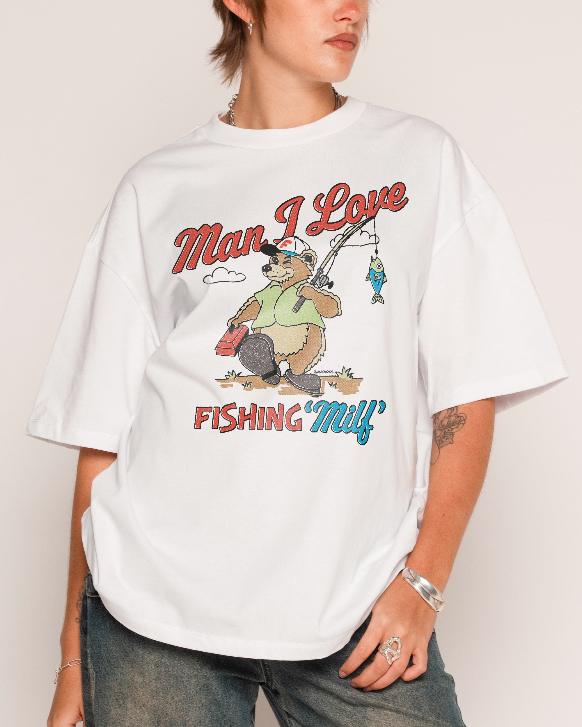 MILF Fishing Oversized Tee