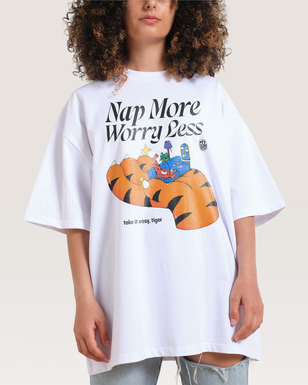 Nap More Oversized Tee