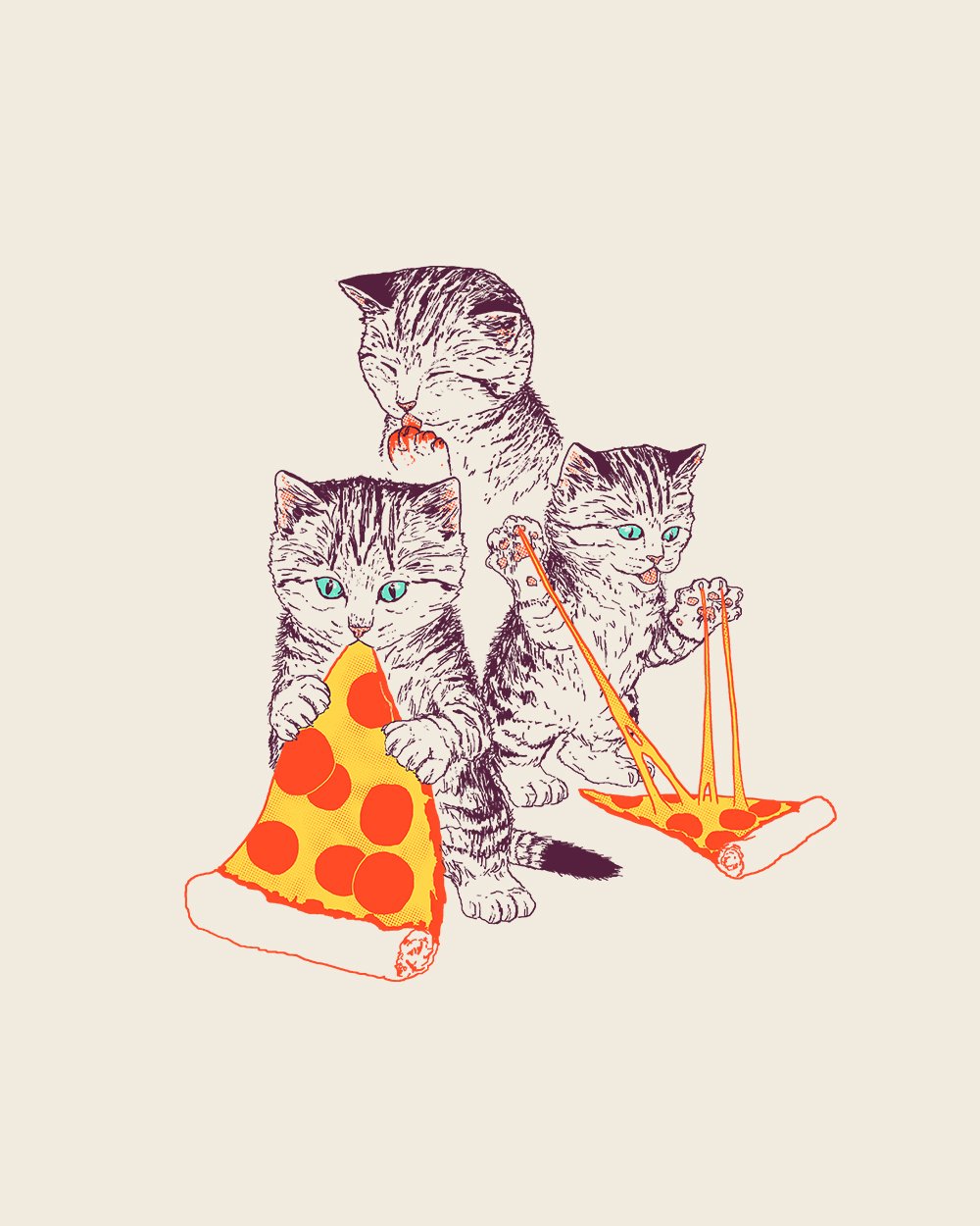 Pizza Kittens T-Shirt