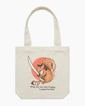 Squirrel Blade Tote Bag