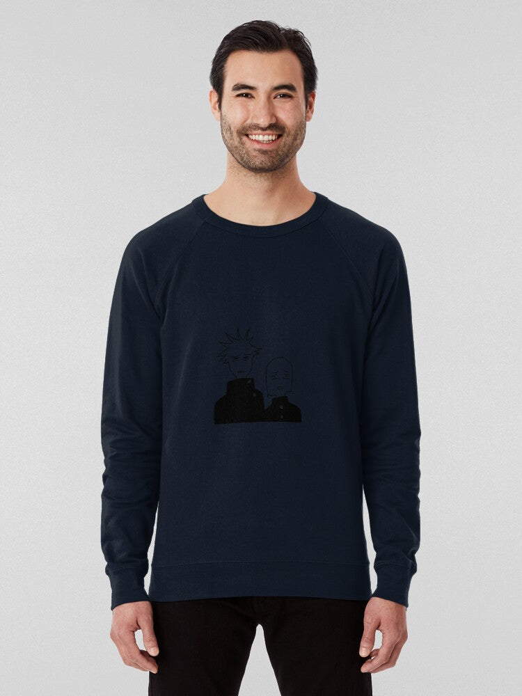 Confusion Aesthetic Minimalist Lightweight Anime Crewneck