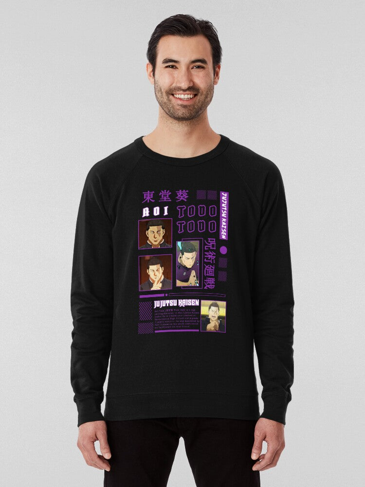 Aoi Todo Boogie Woogie Lightweight Anime Sweatshirt