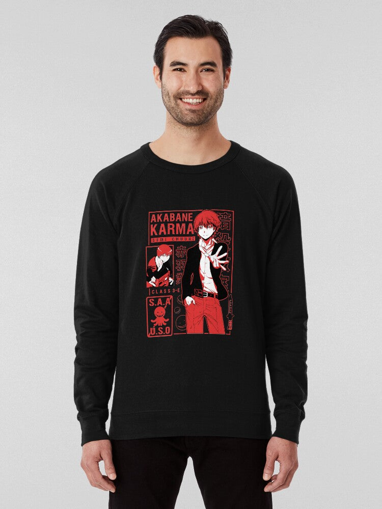 Karma Book Cover Aesthetic Literary Lightweight Sweatshirt
