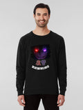 Sharingan and Rinnegan Eyes Of Power Lightweight Sweatshirt Black