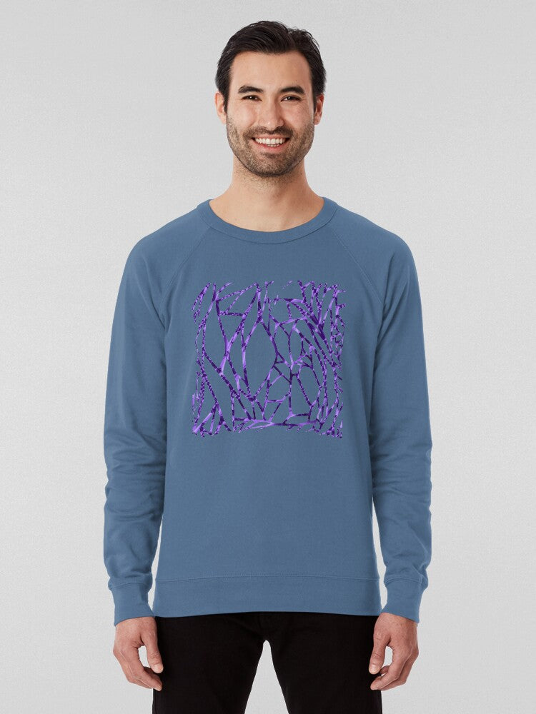 Abstract Minimalist Contemporary Design Lightweight Sweatshirt