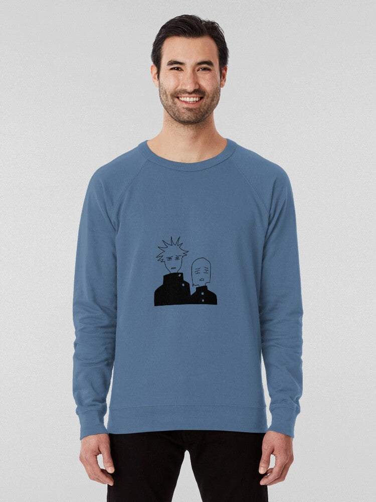 Confusion Aesthetic Minimalist Lightweight Anime Crewneck