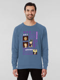 Aoi Todo Boogie Woogie Lightweight Anime Sweatshirt Royal Heather