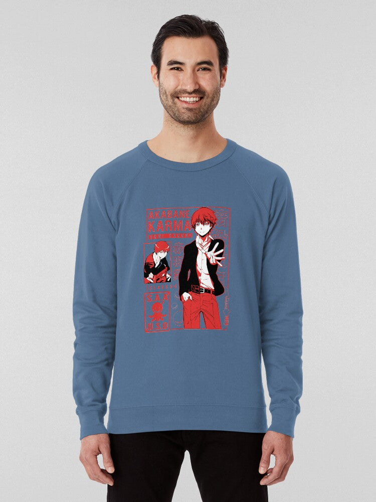 Karma Book Cover Aesthetic Literary Lightweight Sweatshirt