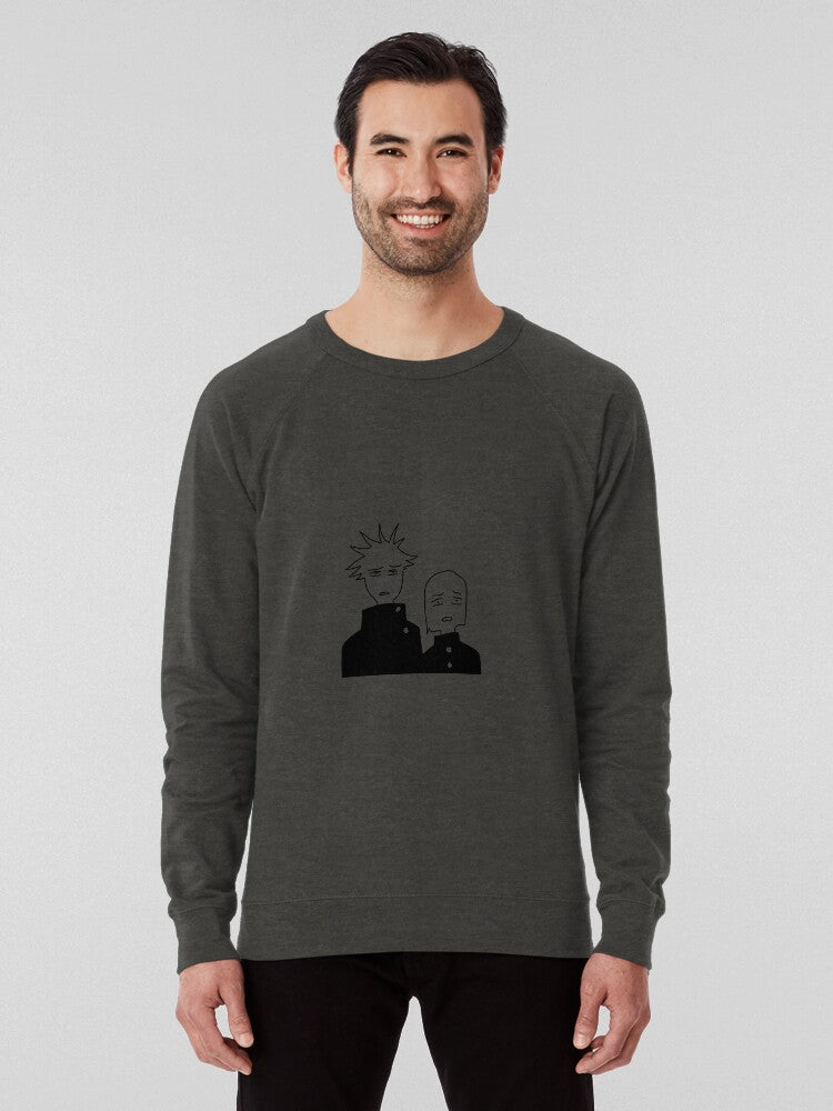 Confusion Aesthetic Minimalist Lightweight Anime Crewneck